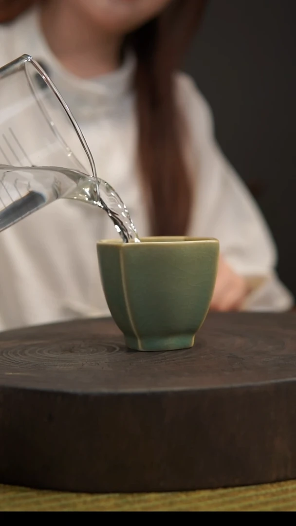 杯子四方杯 汝州原产地  原矿老釉