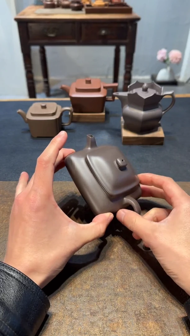 茶壶紫砂冤*头寒灰老人老紫泥170cc