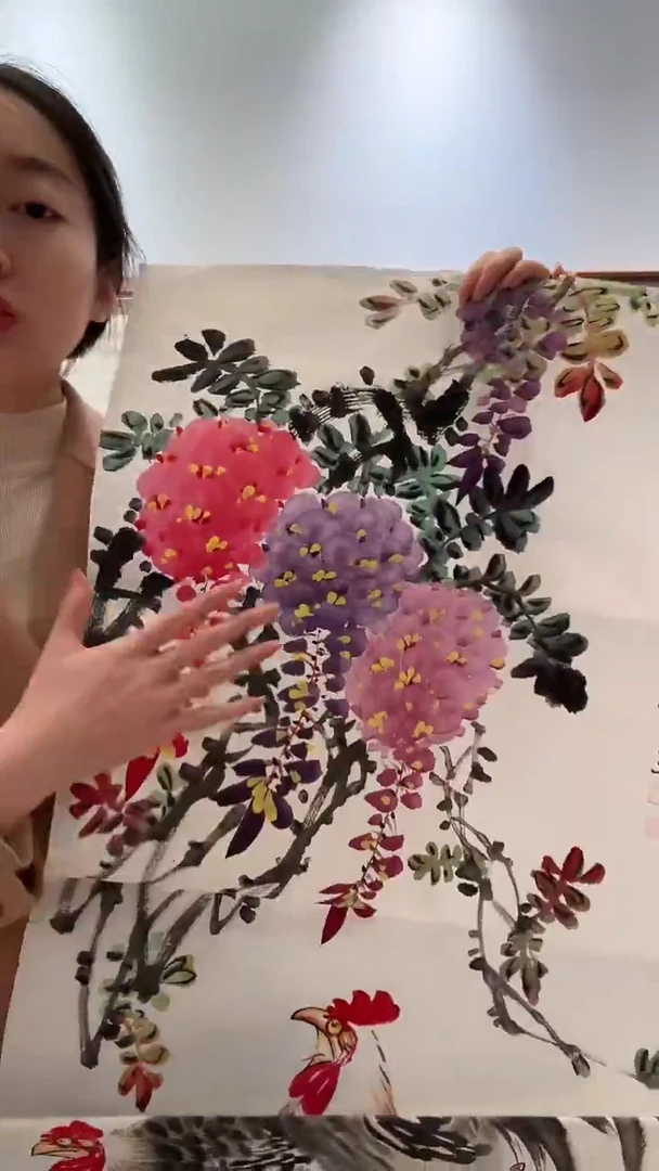 书法jx李老师国画作品一件