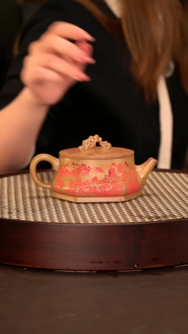 绿泥紫砂作品1217