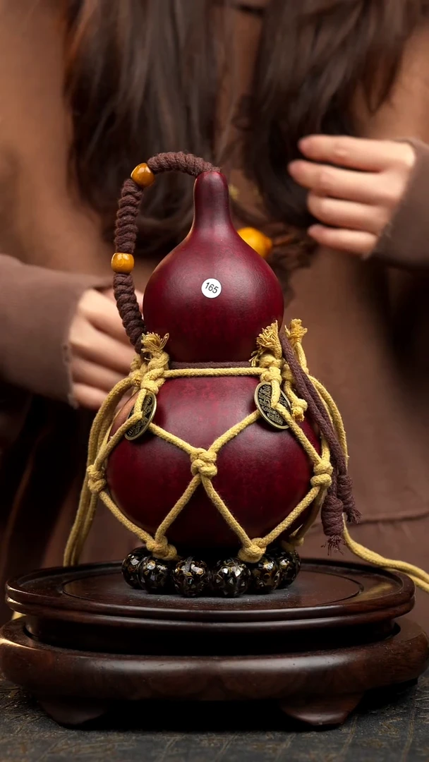 165号大漆酒葫芦一物一拍 拍拍退退限购拉黑（微瑕）