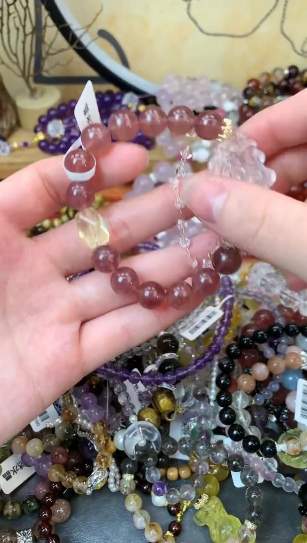 【闪购商品】水晶手链银S925镶嵌花语轩187