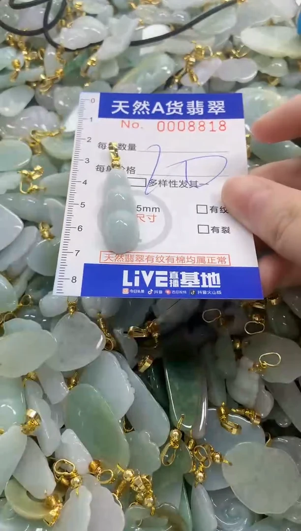 颈饰未镶嵌翡翠天然A货翡翠