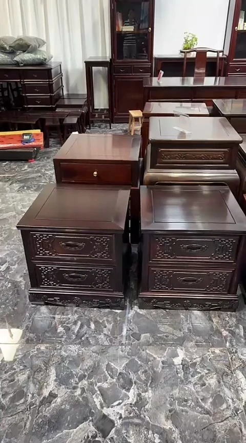 紫檀木类柜类家具48x50x50床头柜家用