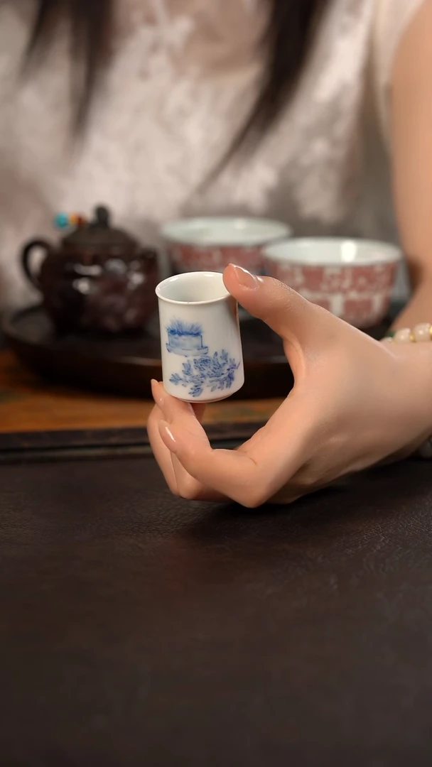 聚澜堂富贵清供拇指杯