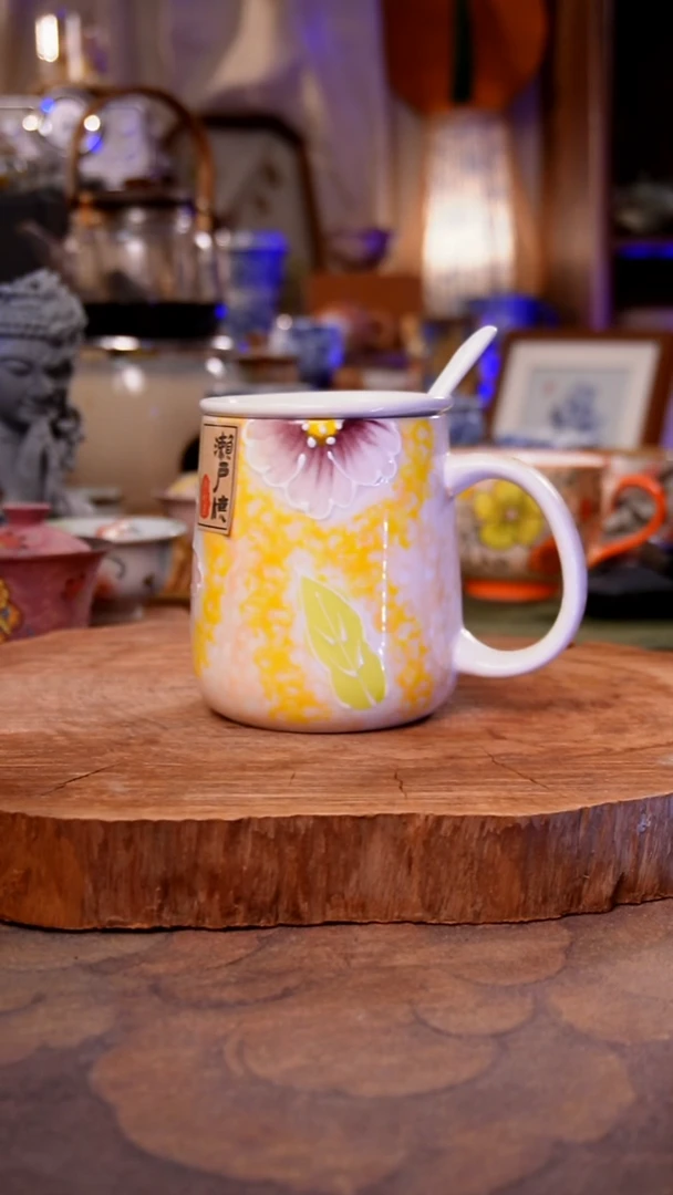 杯子陶黄手工手绘手工手绘
