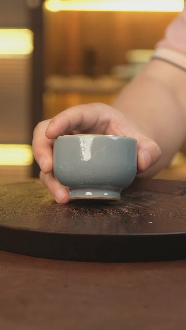 棉****-掌柜甄选陶瓷盖碗杯微瑕
