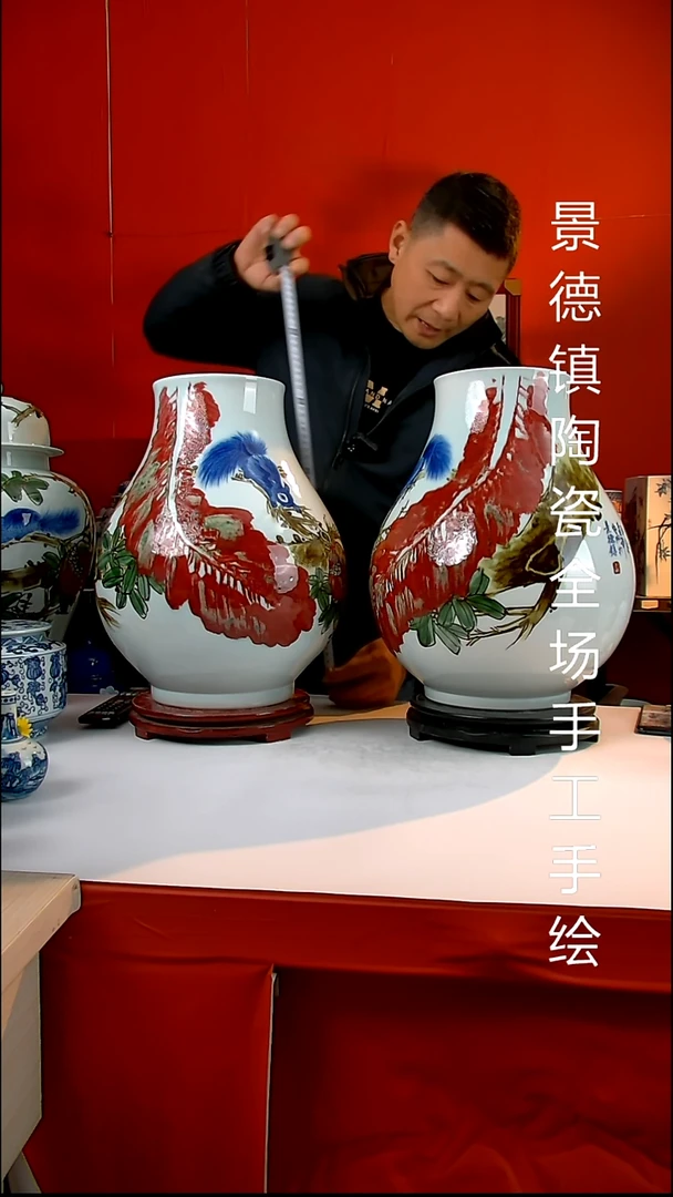 摆件陶瓷景德镇陶瓷 全场手工手绘