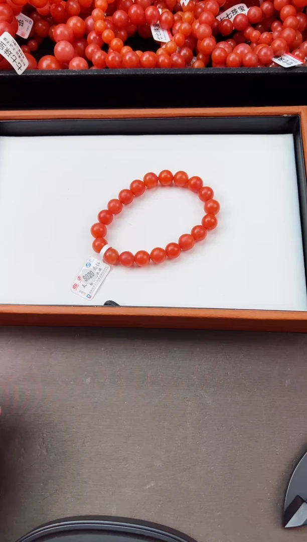 【闪购商品】南红玛瑙手串未镶嵌保山滴水洞哑光手串10+