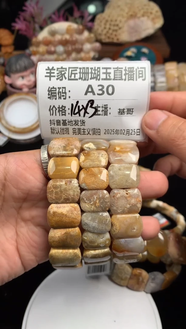 【闪购商品】硅化珊瑚（珊瑚玉）手镯未镶嵌A30