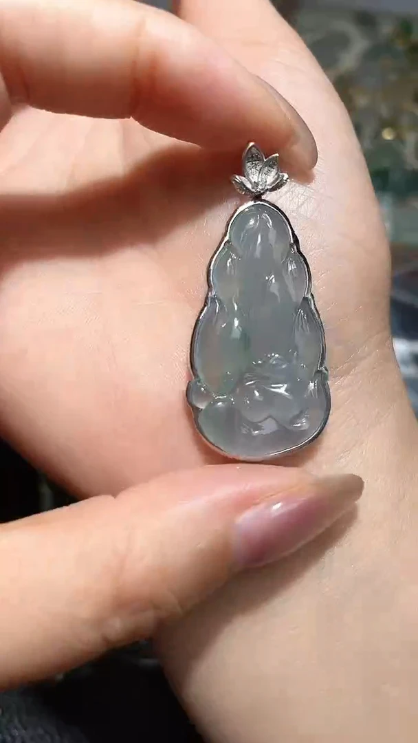 颈饰银S925镶嵌翡翠202555555多样发一