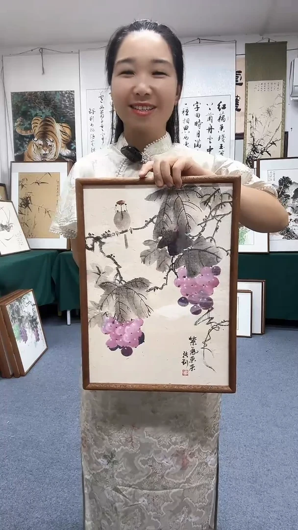 国画用****332*44实木画框顺丰包邮