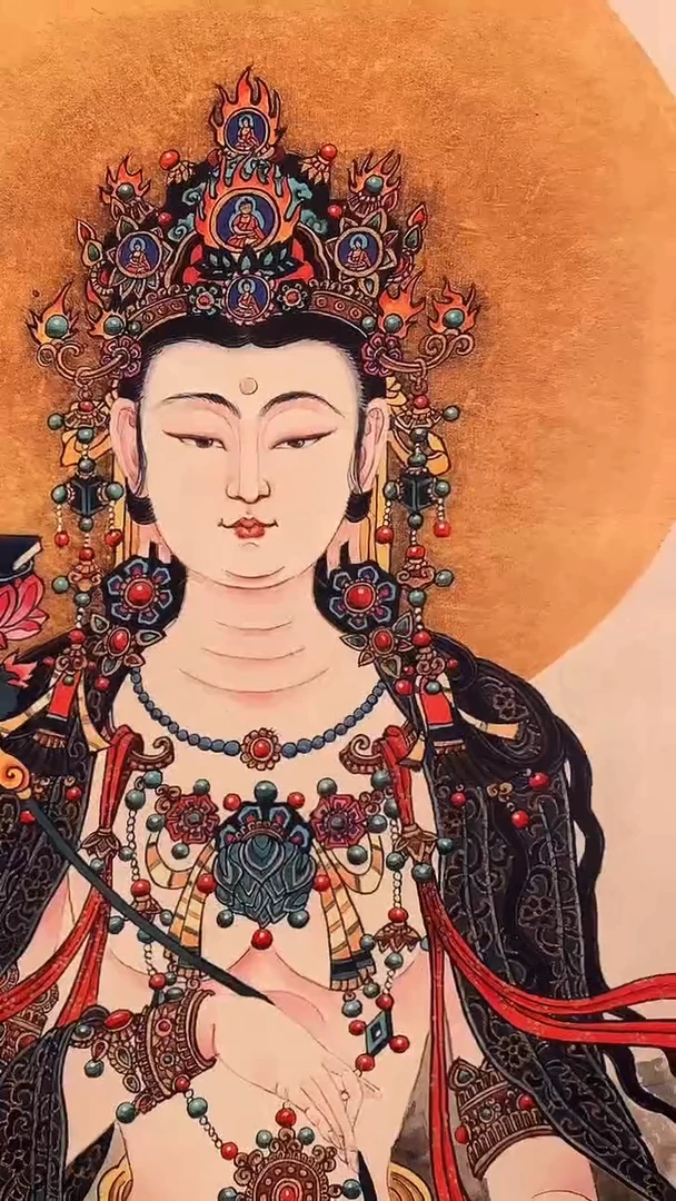 装裱画精美唐卡tk16162