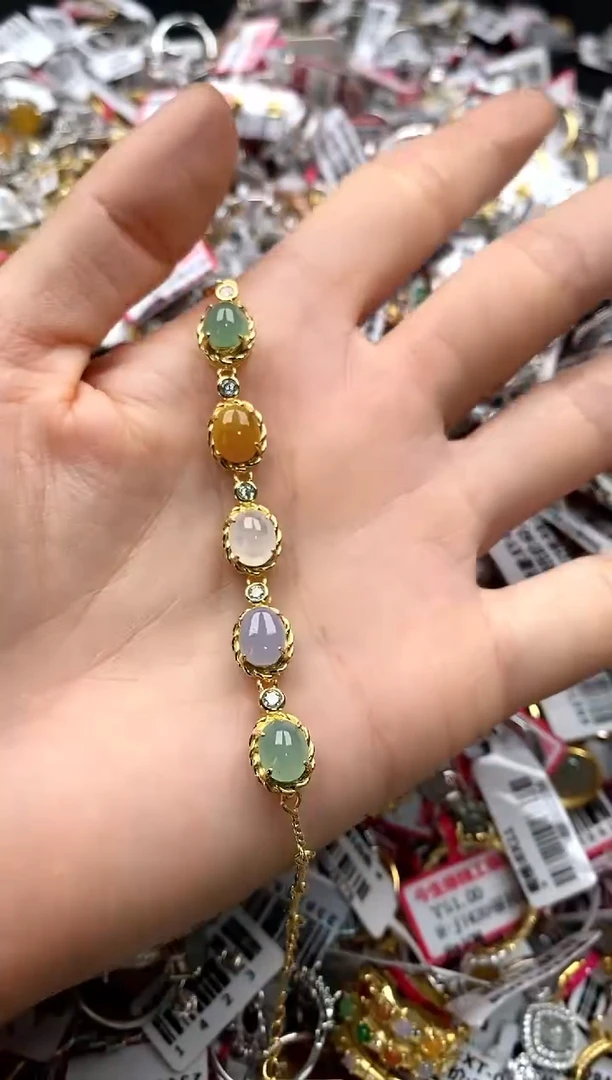 【闪购商品】翡翠戒指银S925镶嵌222222    9