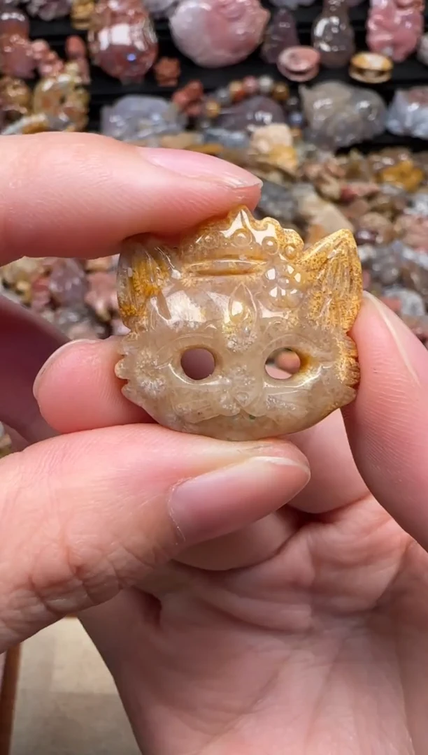 颈饰未镶嵌硅化珊瑚（珊瑚玉）291