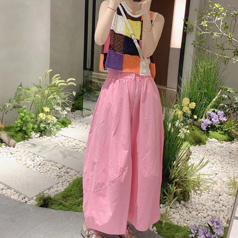 百搭气球裤空气感藏肉显瘦高腰休闲裤高级感舒适裤