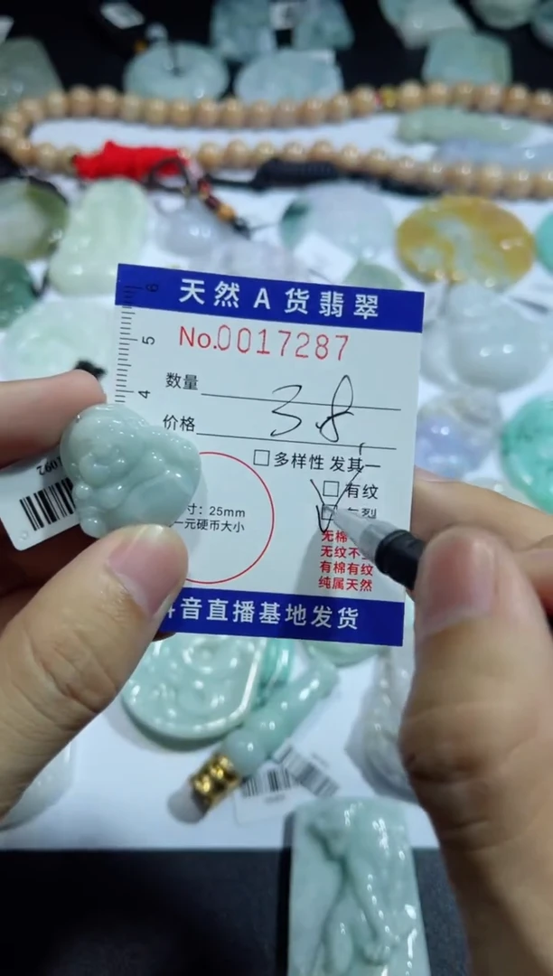 【闪购商品】翡翠颈饰未镶嵌00017287