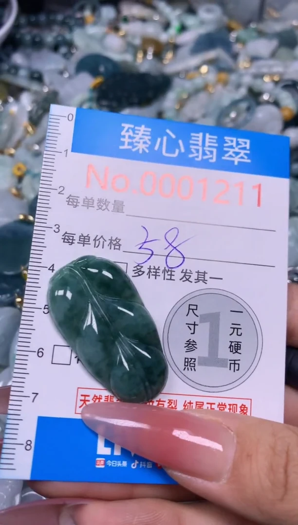 【闪购商品】翡翠颈饰未镶嵌含绳0001211
