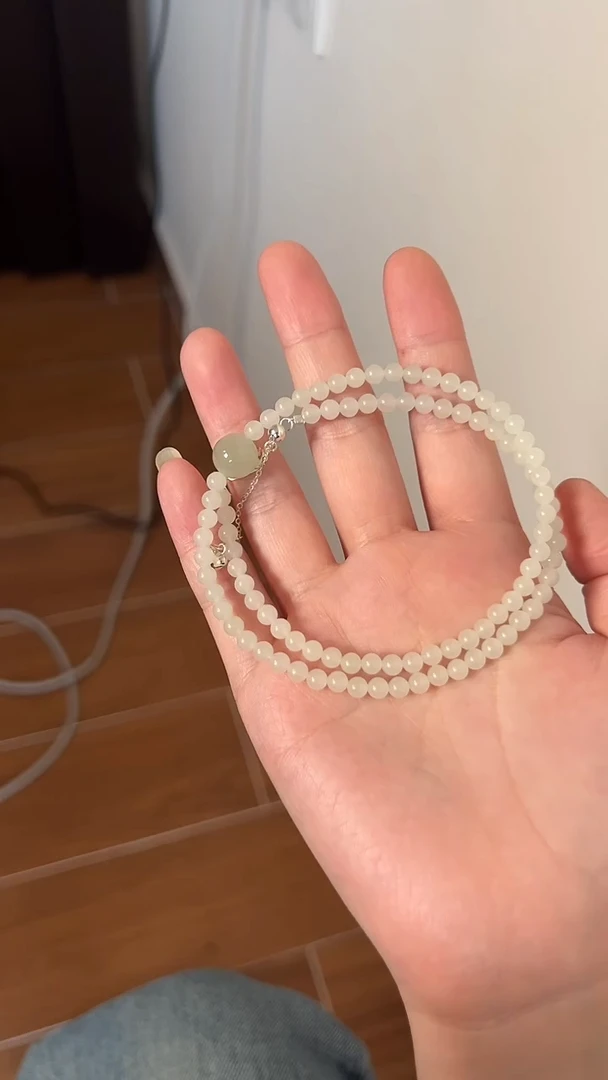 未镶嵌手链和田玉双圈