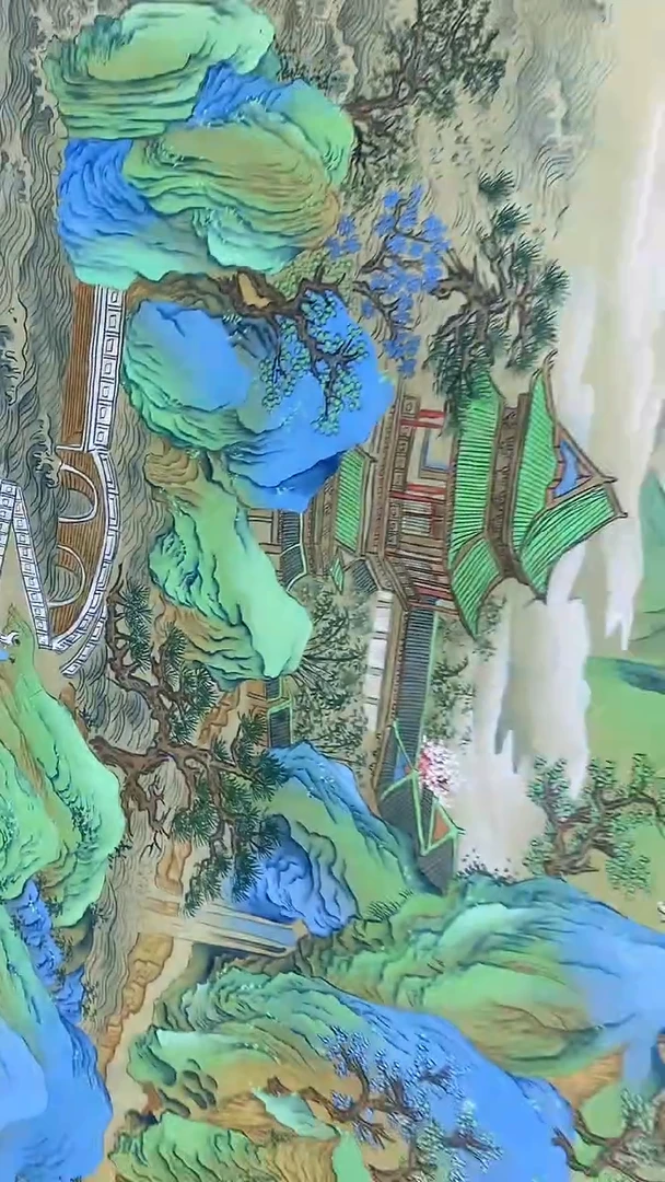 【闪购商品】国画1.19-王夫怀-四尺丝绢山水88