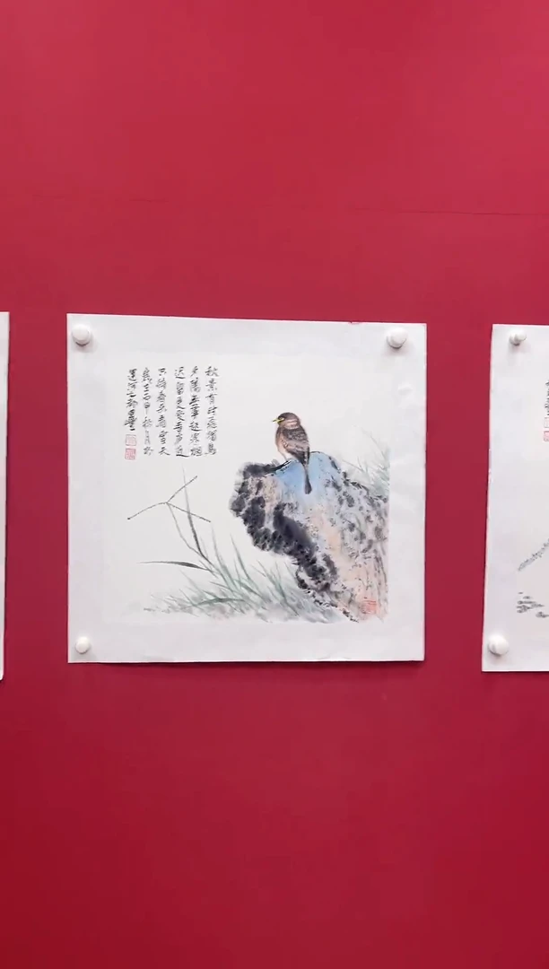 国画田丰国画50宣纸斗方