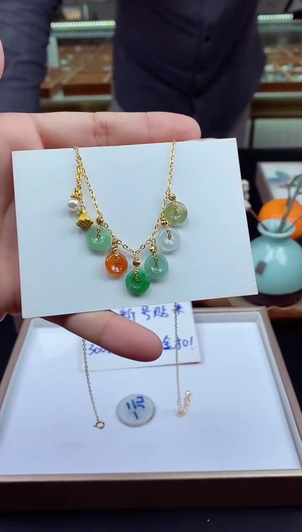 项链未镶嵌翡翠项链@@CMT