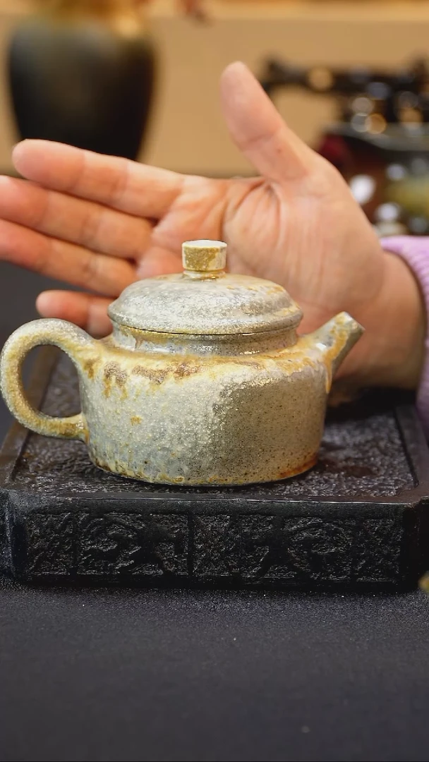 紫砂柴烧纯自然柴烧