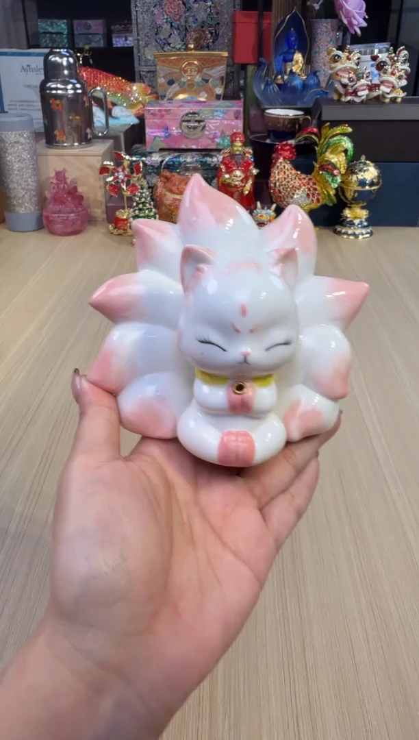 75粉色九尾狐香插