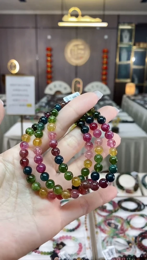 【闪购商品】碧玺单圈手串6mm+未镶嵌（多样性发一条）hon