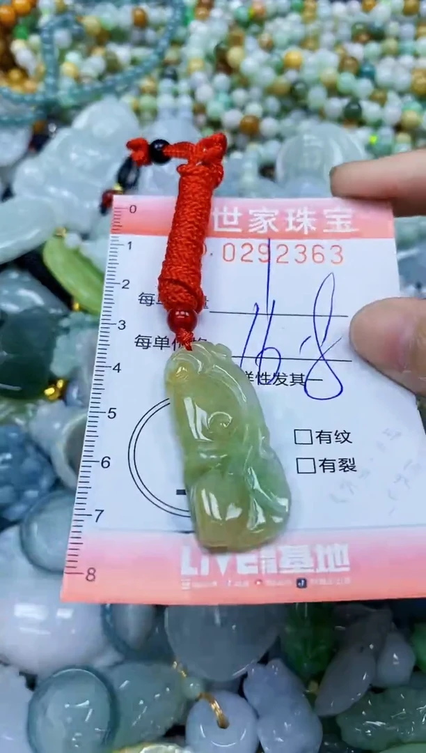 翡翠未镶嵌颈饰闪购0292363