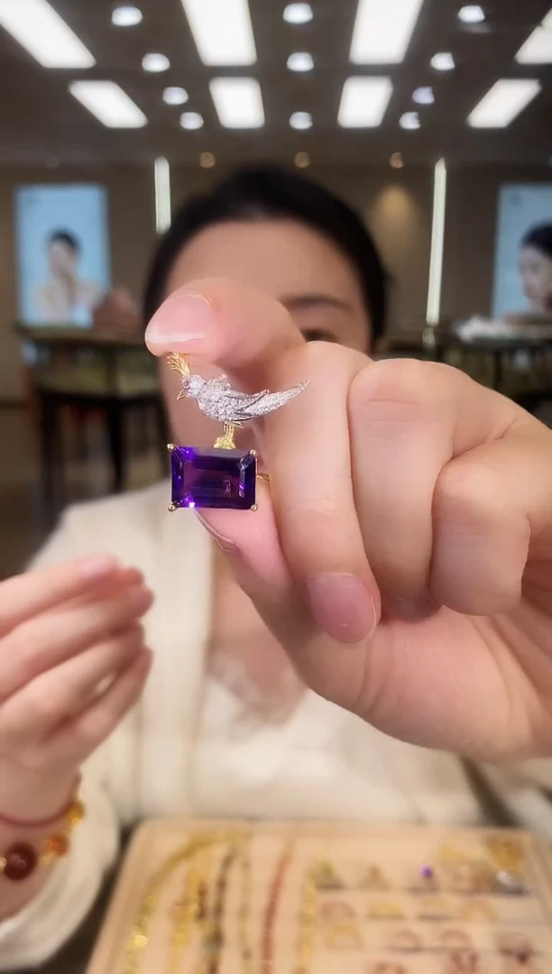 吊坠(不含链)银S925镶嵌水晶04