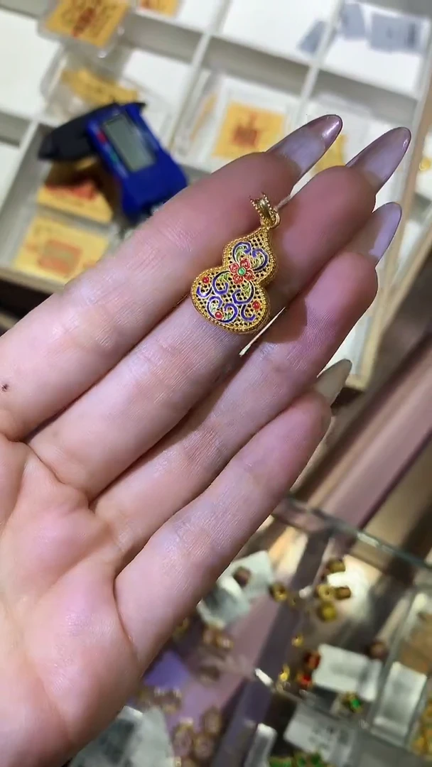 【闪购商品】18K金吊坠(不含链)葫芦