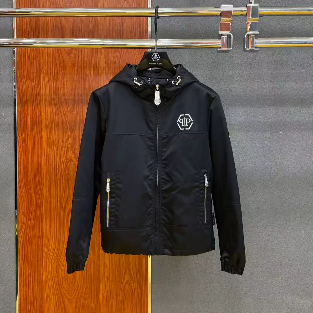 PLIPHPP PLEPN正品PP 双P经典男士冬季锁温修身连帽夹克棉服外套