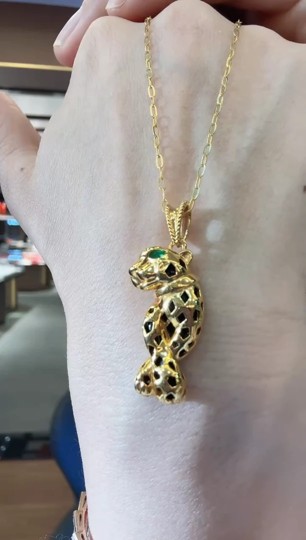 【闪购商品】玛瑙/玉髓项链18K金镶嵌项链