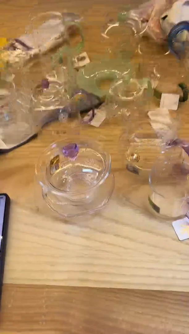 p****k禾器/禅语盖碗/浅紫