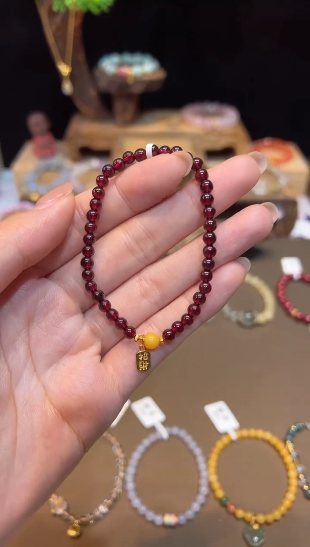 手链未镶嵌石榴石手饰@@D2033