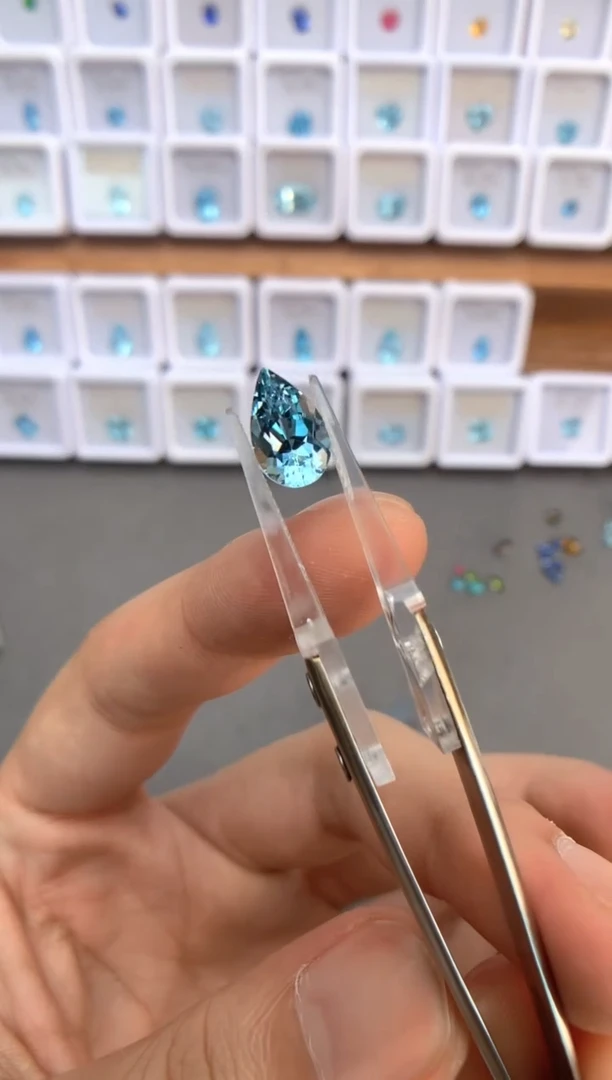 未镶嵌裸石定制海蓝宝石2.7ct 圣玛 02042