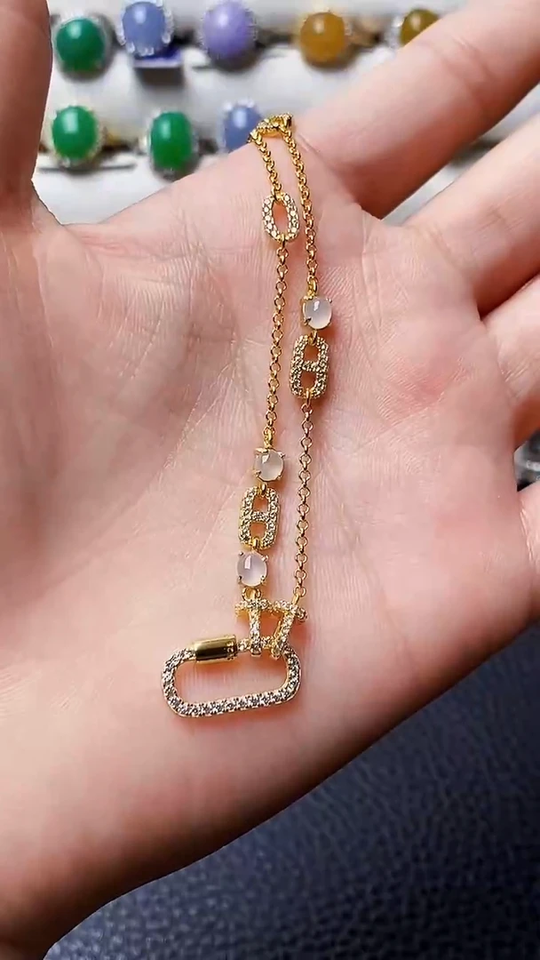 银S925镶嵌戒指翡翠4580