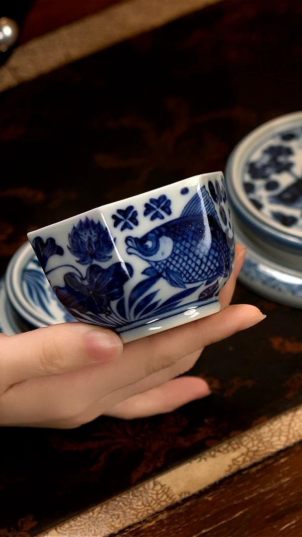 子*元黛工坊鱼藻六方（差价）