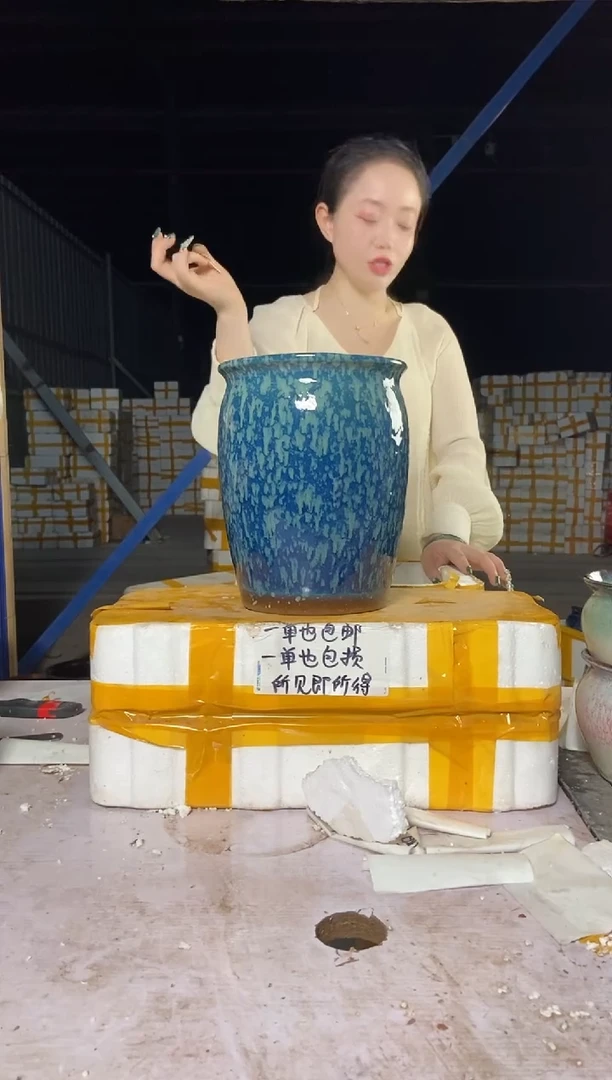 宜兴紫砂粗陶花盆20/26