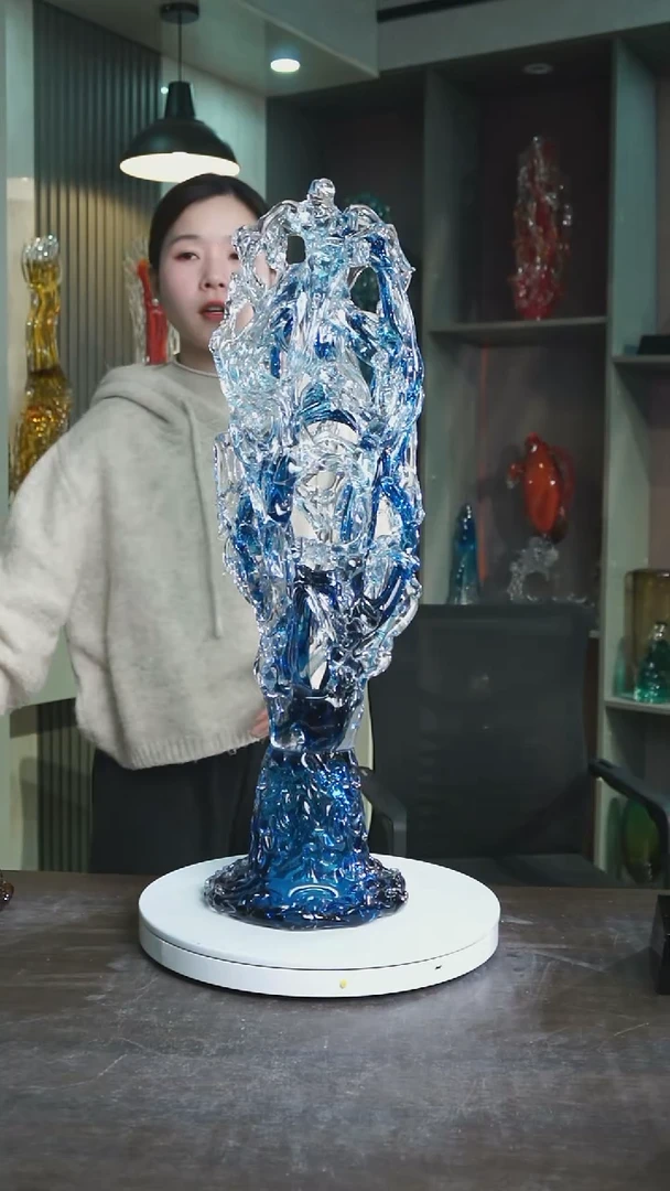 琉璃闫*烟灰蓝色太湖石