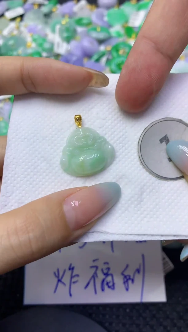 颈饰未镶嵌翡翠天然缅甸翡翠A货