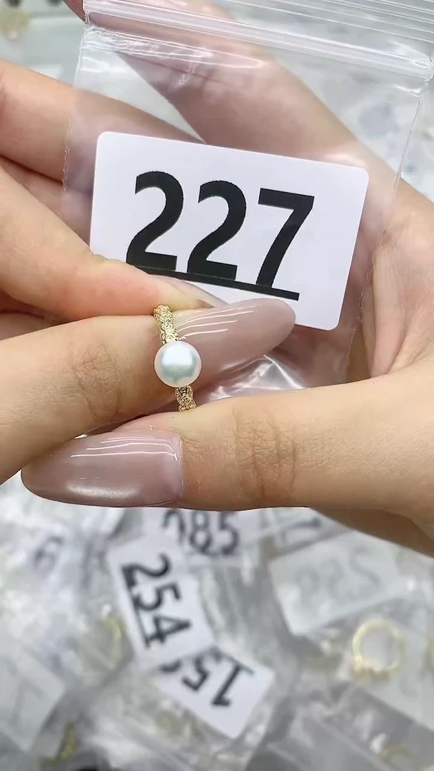 合金珠宝奇石淡水珍珠227