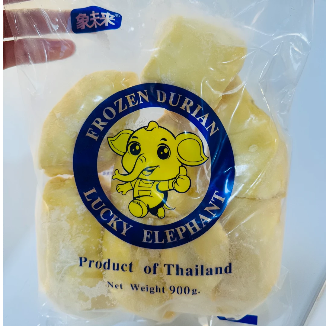 冷冻榴莲肉  象未来   900g   有籽