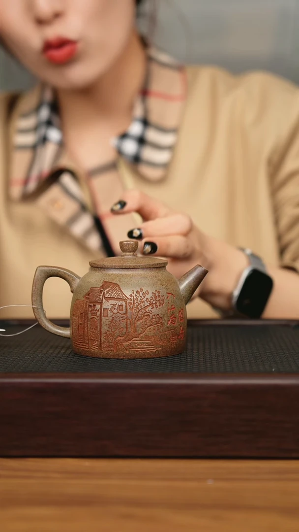 茶壶紫砂宜兴原矿 半手工 紫砂壶