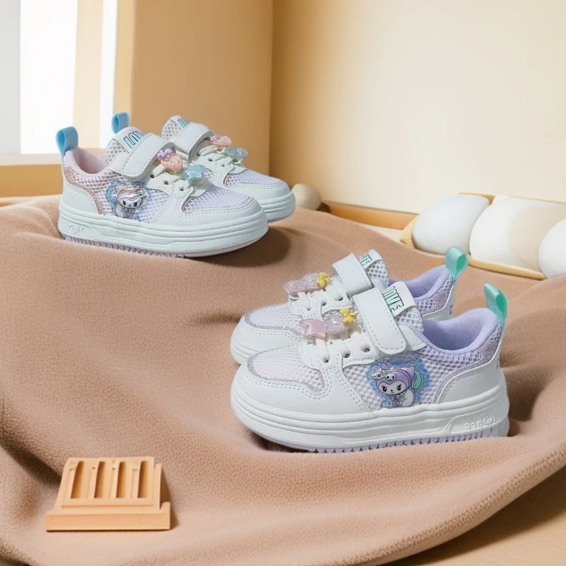 温州童鞋057夏季女童单网透气鞋潮流鞋时尚休闲防滑网面软底板鞋A