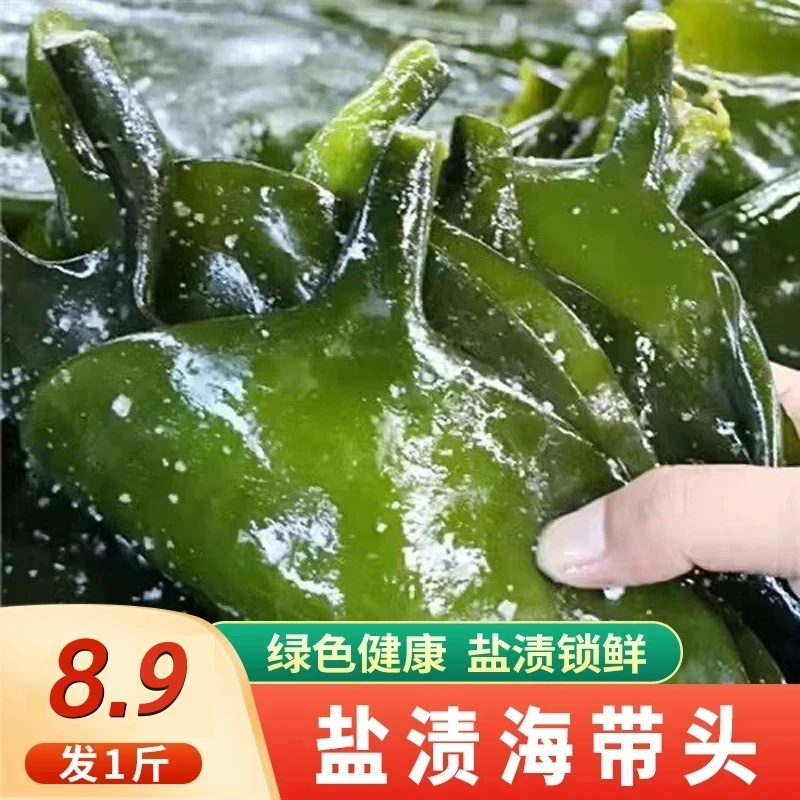 【到手1斤】盐渍海带头营养干净鲜嫩海带头凉拌煲汤炒菜500g/包