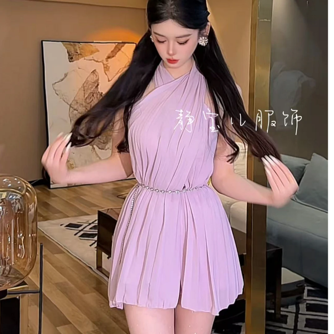 只想静静【歆棠】减龄气质时尚淑女连衣裙