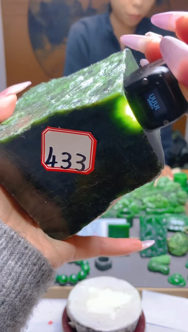 【闪购商品】和田玉（碧玉）珠宝半成品未镶嵌1