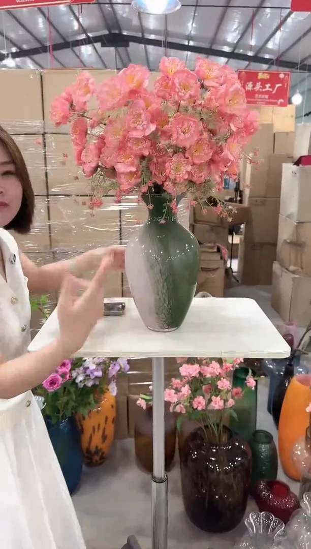 琉璃手工艺品优选花瓶花器J-早7